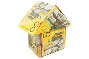 House made up of $50 bills